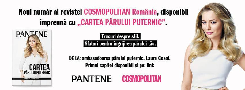 PANTENE & Laura Cosoi prezintă Cartea părului puternic ~~ impreuna cu editia de Iunie 2018 a revistei Cosmopolitan Magazine Romania