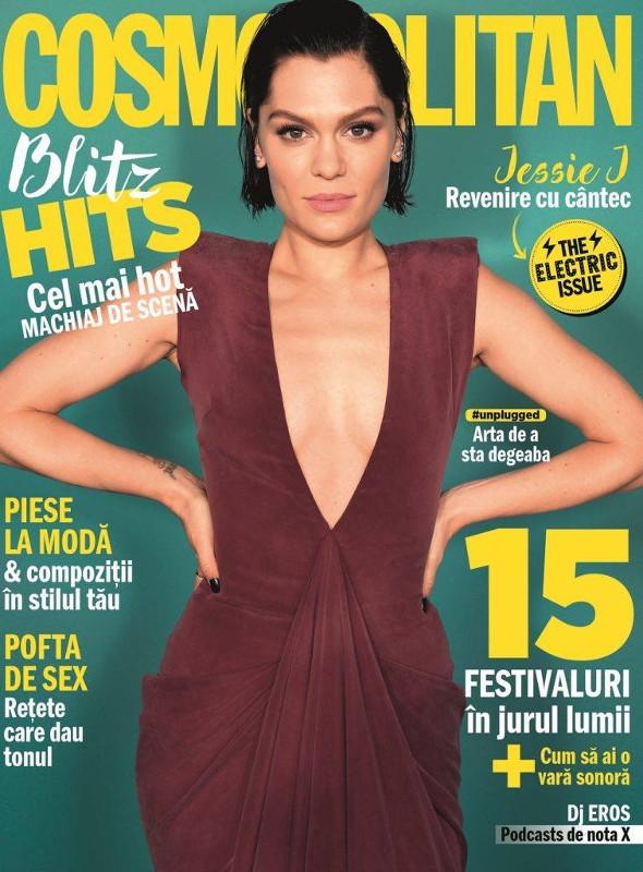 Cosmopolitan Magazine Romania ~~ Coperta: Jesse J ~~ Iulie 2018