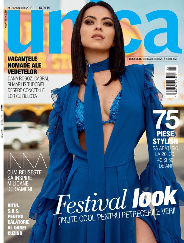 Revista UNICA ~~ Coperta: Inna ~~ Iulie 2018