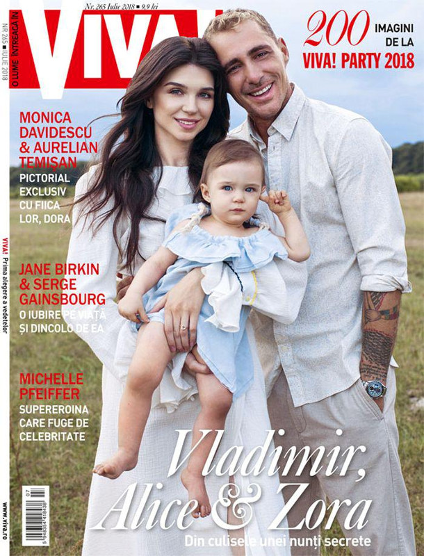 Revista VIVA! ~~  Coperta: Alice Cavaleru si Vladimir Draghia ~~ Iulie 2018