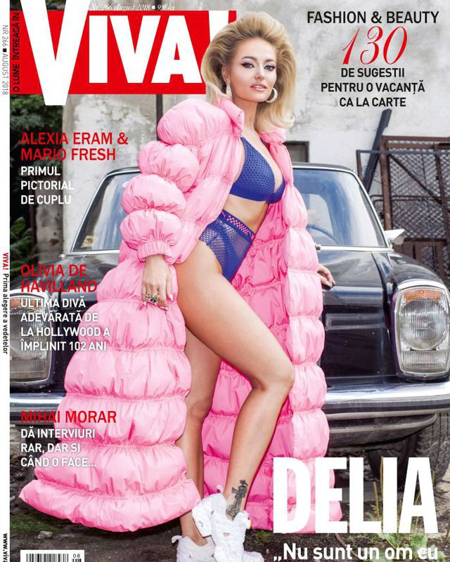 Revista VIVA! ~~ Coperta: Delia ~~ August 2018