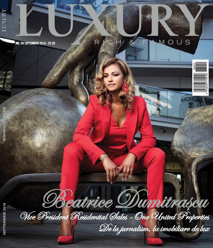Luxury Magazine Romania ~~ Coperta: Beatrice Dumitrascu ~~ Septembrie 2018