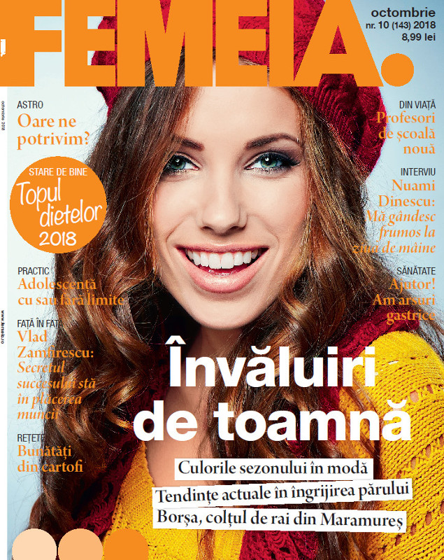 Revista FEMEIA. ~~ Invaluiri de toamna ~~ Octombrie 2018