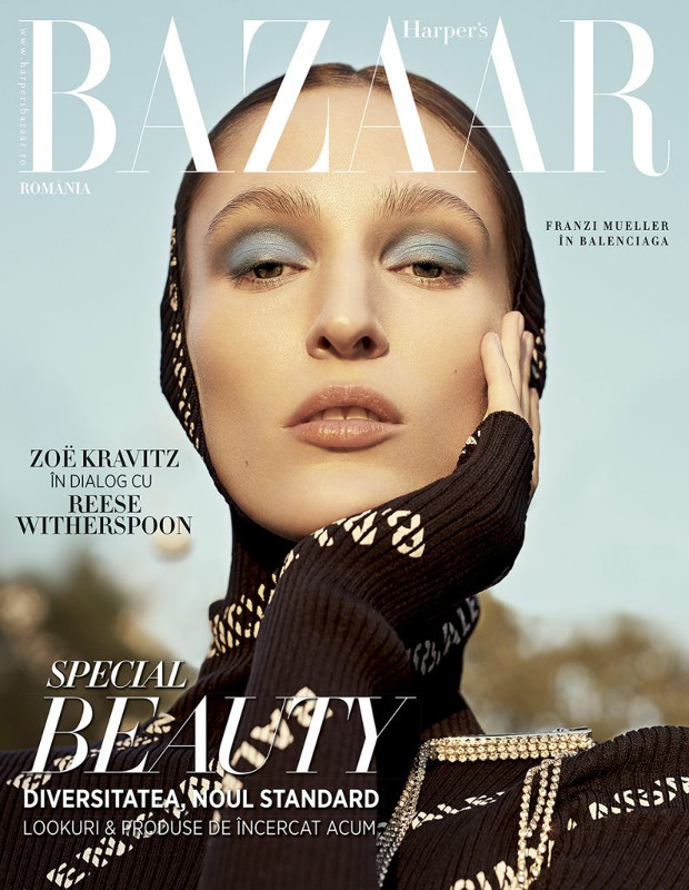 Harpers Bazaar Magazine Romania ~~ Coperta: Franzi Mueller ~~ Noiembrie 2018