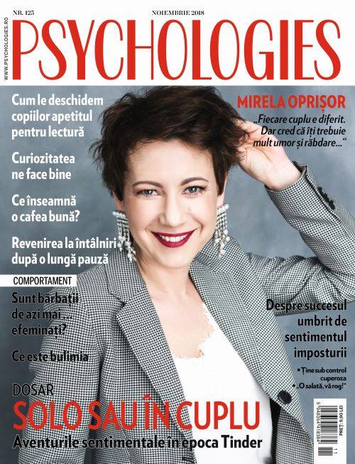 Psychologies Magazine Romania ~~ Coperta: Mirela Oprisor ~~ Noiembrie 2018