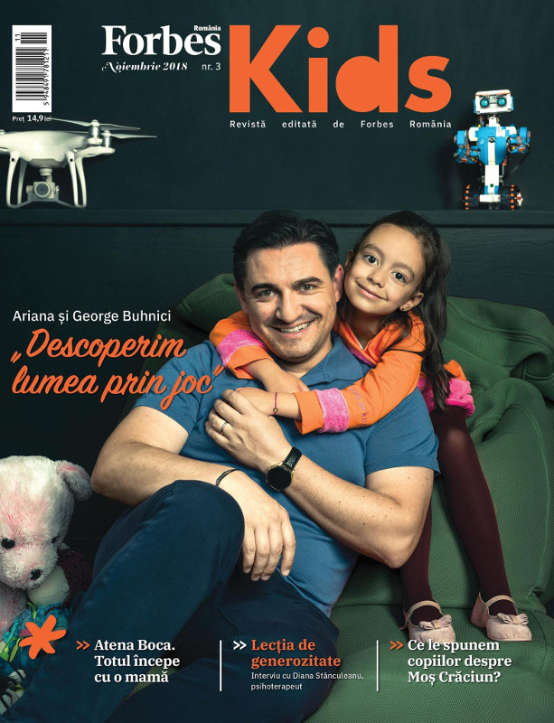 Forbes Kids Romania ~~ Nr. 3 din 20 Noiembrie 2018 ~~ Pret: 15 lei
