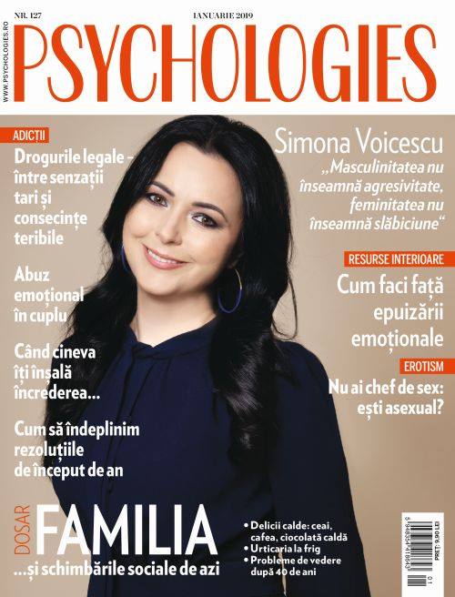 Psychologies Magazine Romania ~~ Coperta: Simona Voicescu ~~ Ianuarie 2019