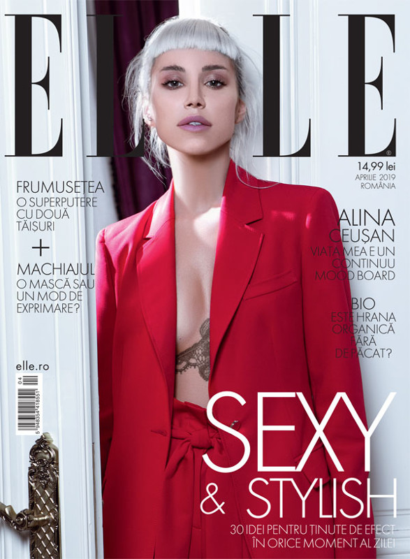ELLE Magazine Romania ~~ Coperta: Alina Ceausan ~~ Aprilie 2019