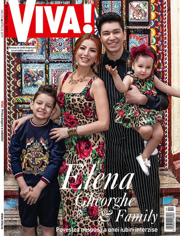 VIVA! Magazine Romania ~~ Coperta: Elena Gheorghe si familia ~~ Aprilie 2019
