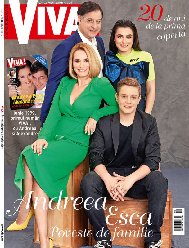 Revista VIVA! ~~ Coperta: Andreea Esc si familia ~~ Iunie 2019