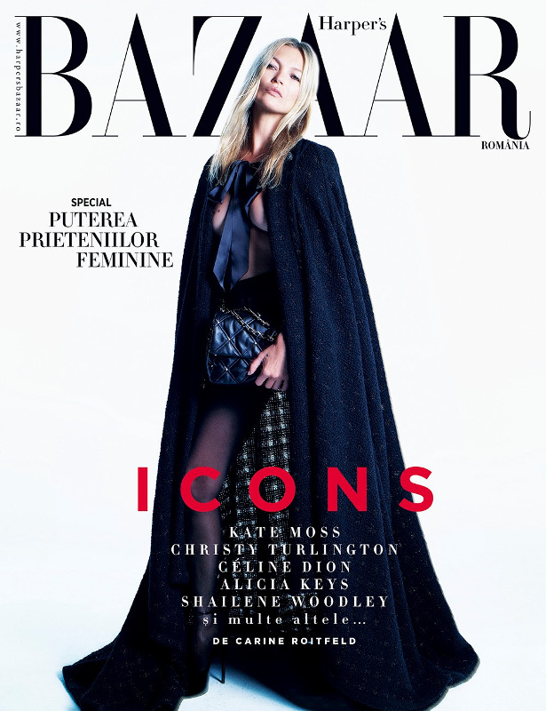 Harpers BAZAAR Magazine Romania ~~ Coperta: Kate Moss ~~ Septembrie 2019