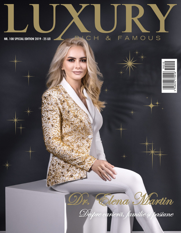 Luxury Magazine Romania ~~ Coperta: Elena Martin ~~ Nr. 108 Iarna 2019