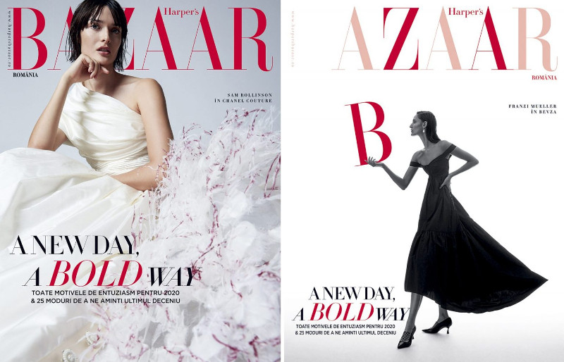 Harpers Bazaar Magazine Romania ~~ A New Day, A Bold Way ~~ Ianuarie-Februarie 2020