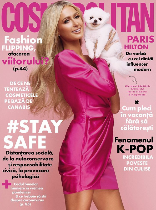 Cosmopolitan Magazine Romania ~~ Coperta: Paris Hilton ~~ Aprilie 2020