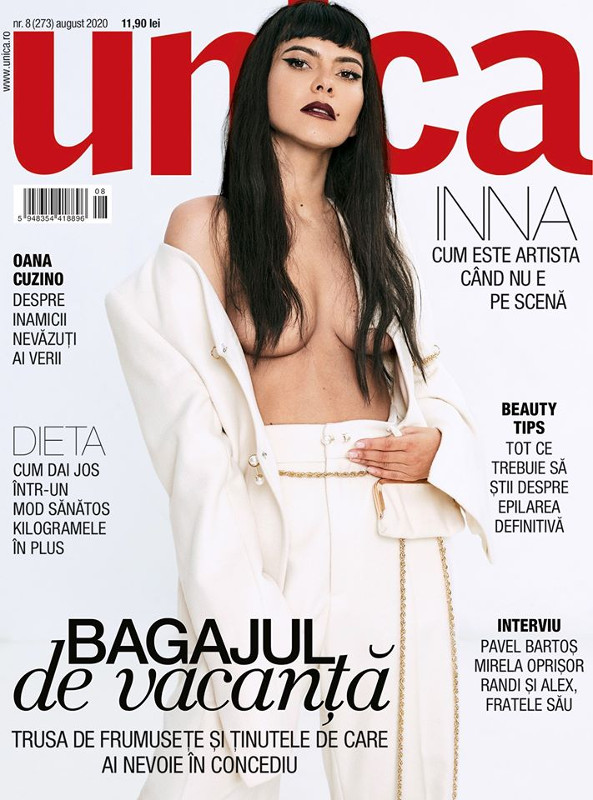 Revista UNICA ~~ Coperta: INNA ~~ August 2020