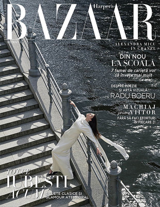 Harpers Bazaar Magazine Romania ~~ Coperta: Alexandra Micu ~~ Octombrie 2020