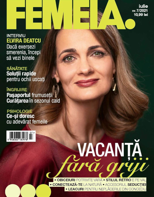 Revista FEMEIA. ~~ Coperta: Elvira Deatcu ~~ Iulie 2021