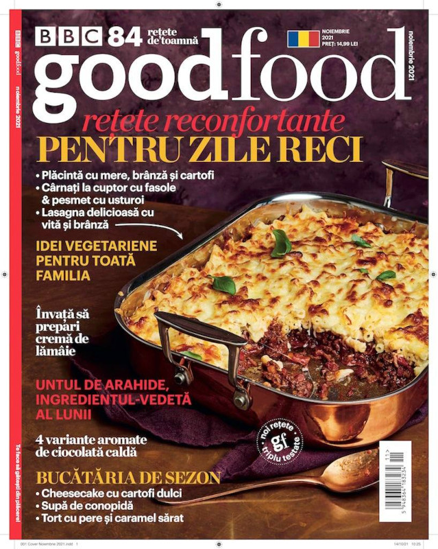 BBC Good Food Magazine Romania ~~ Rețete reconfortante pentru zile reci ~~ Noiembrie 2021
