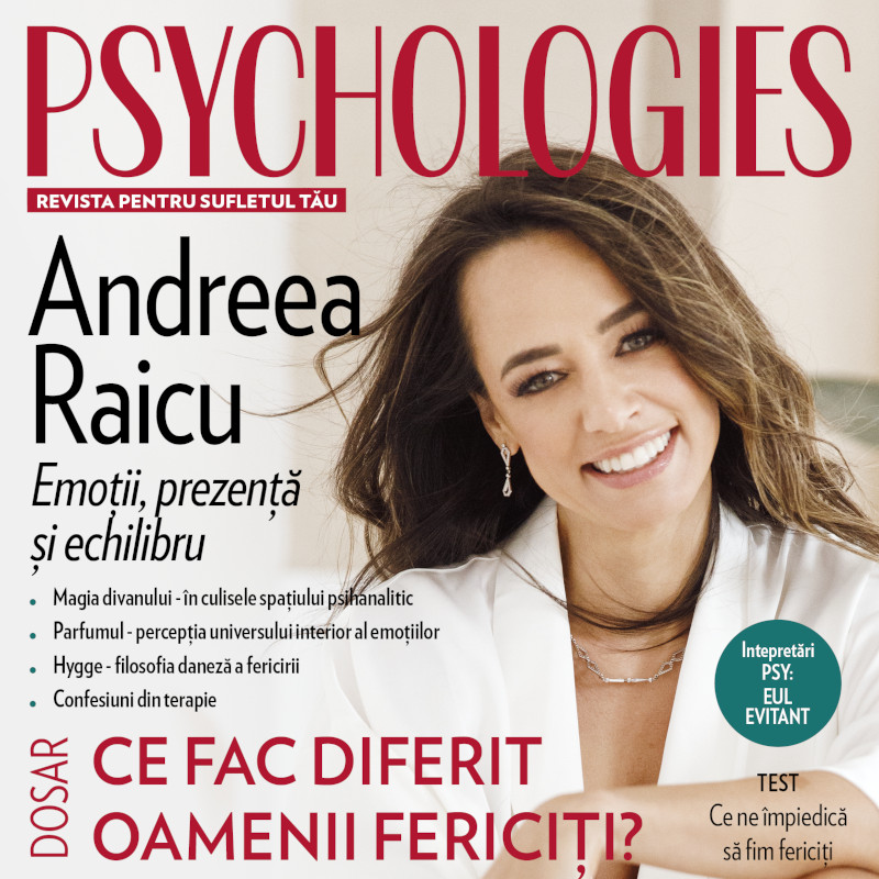 Psychologies Magazine Romania ~~ Coperta: Andreea Raicu ~~ Decembrie 2021 - Ianuarie 2022