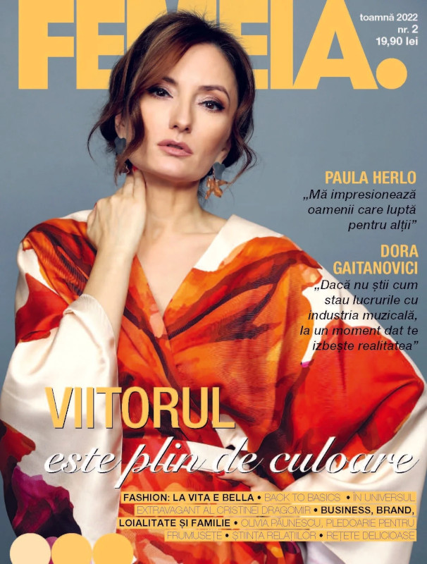 Revista FEMEIA. ~~ Coperta: Paula Herlo ~~ Toamna 2022
