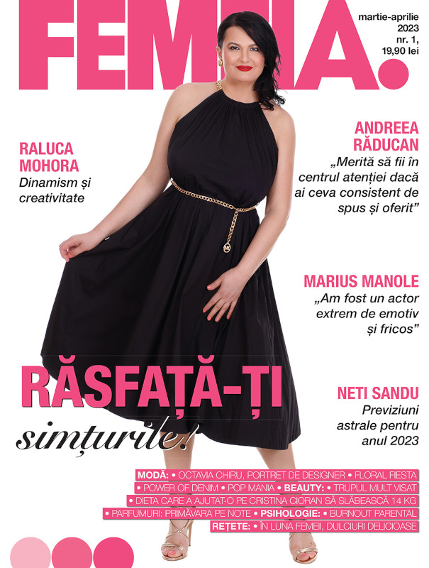 Revista FEMEIA. ~~ Coperta: Raluca Mohora ~~ Martie-Aprilie 2023