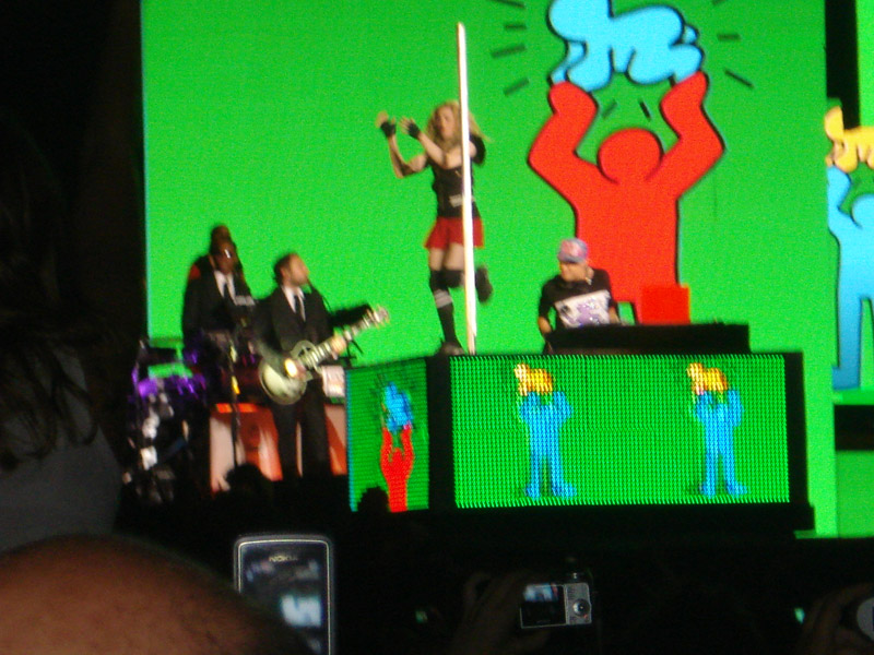 Poza de la concertul Madonnei, sustinut la Bucuresti, in Parc Izvor, Miercuri 26 August 2009