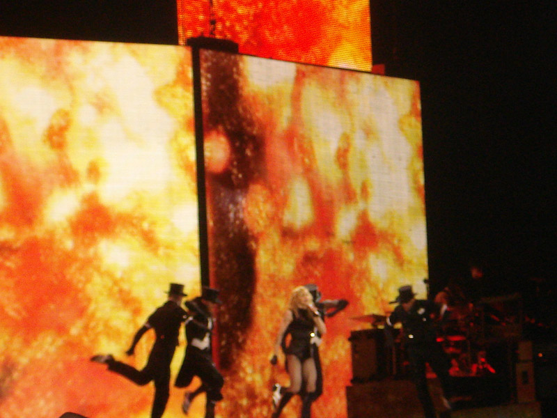 Poza de la concertul Madonnei, sustinut la Bucuresti, in Parc Izvor, Miercuri 26 August 2009