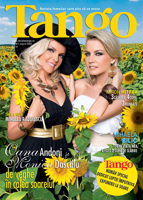 Coperta revista Tango, August 2008