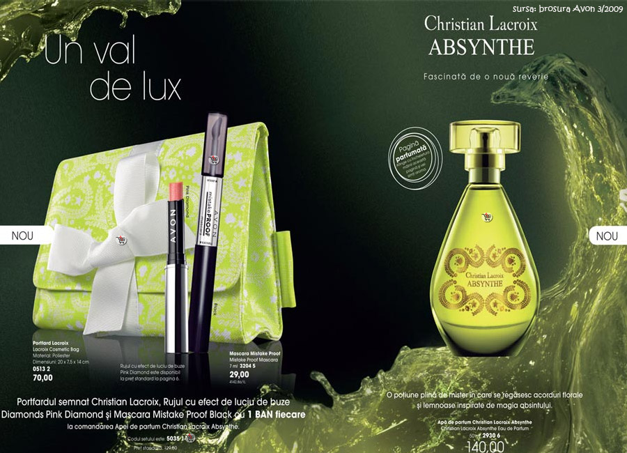 Christian Lacroix Absynthe Eau de Parfum, Avon Catalog no. 3/2009