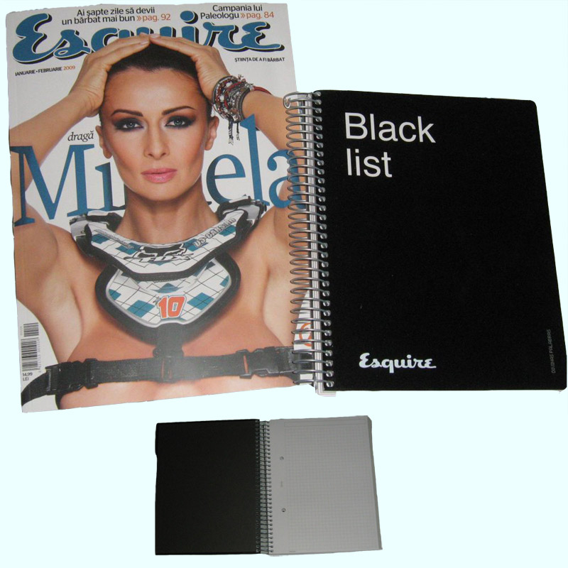 Esquire Romania :: Ianuarie-Februarie 2009 :: Black List Notebook