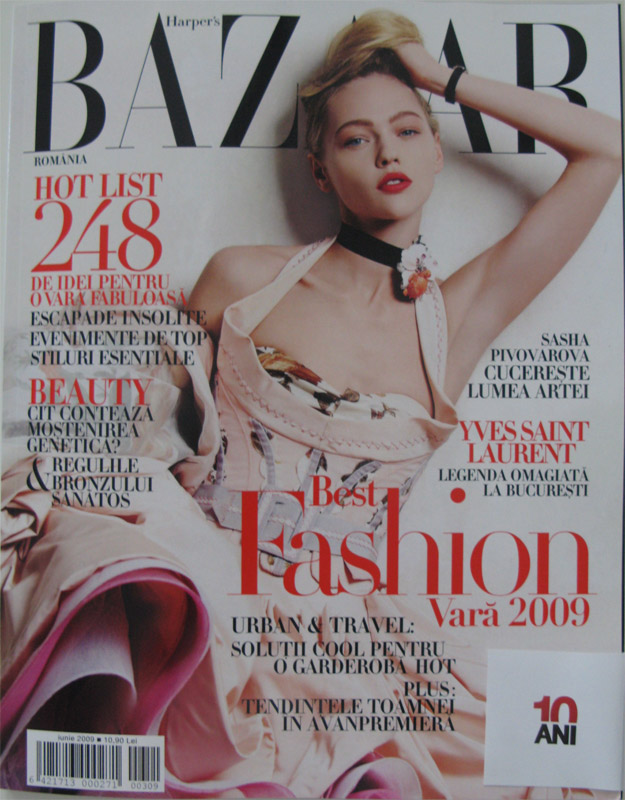 Harper\'s Bazaar :: Sasha Pivovarova :: Vara 2009