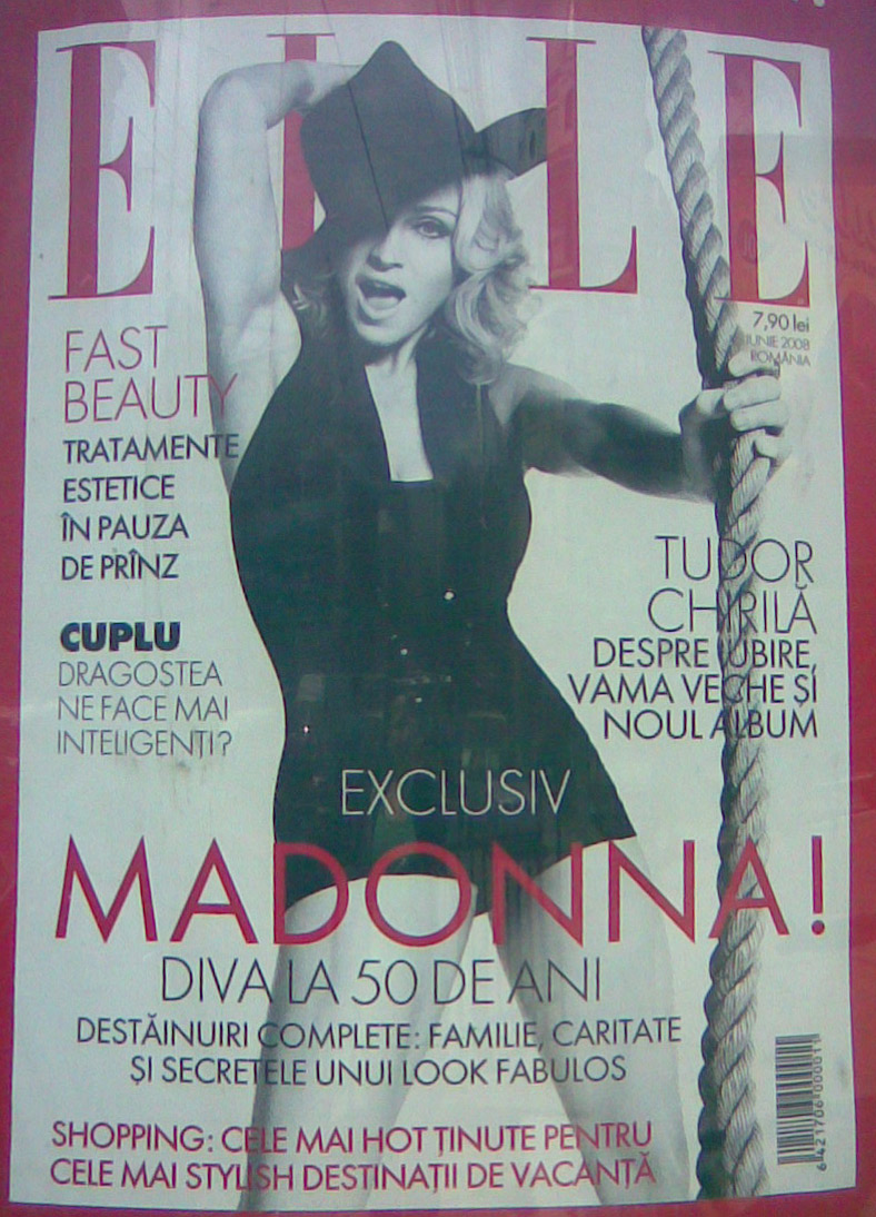 Coperta revistei Elle, Iunie 2008