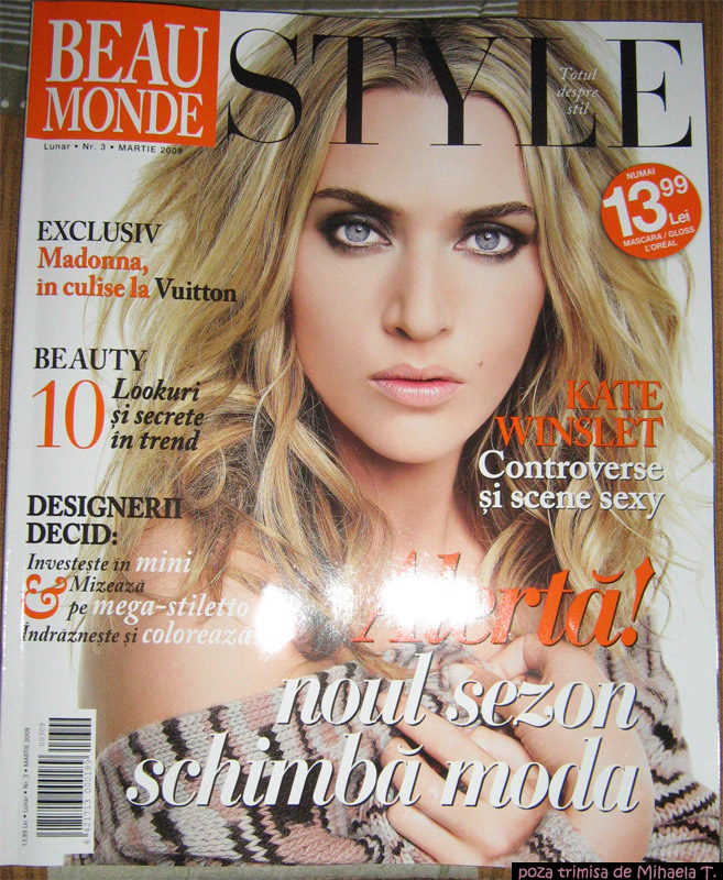 Beau Monde Style :: Kate Winslet :: Martie 2009