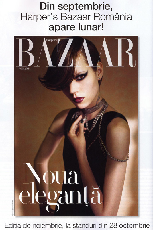 Promo revista Harper\'s Bazaar de Noiembrie 2008