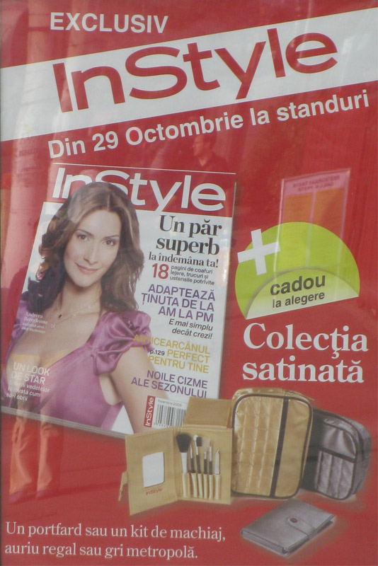 Promo revista InStyle de Noiembrie 2008 (Coperta: Andreea Berecleanu)