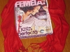 Cadoul revistei Femeia., Noiembrie 2008 (fular rosu cu franjuri; este disponibil si pe negru)
