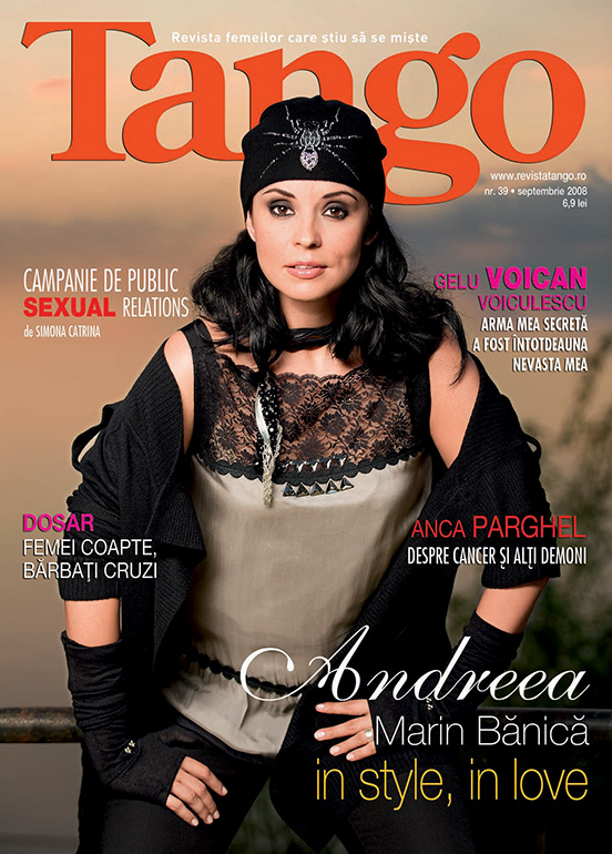 Coperta revistei Tango, Septembrie 2008