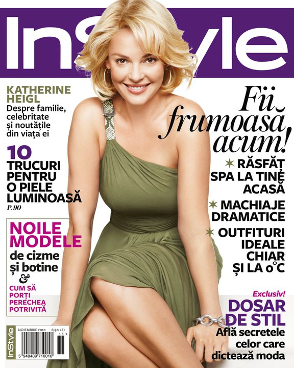 InStyle Romania ~~ Cover girl: Katherine Heigl ~~ Noiembrie 2010