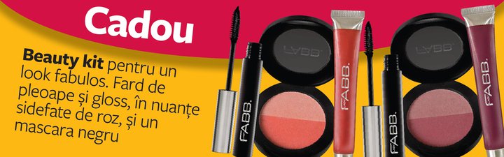 Promo kit de make-up FABB, cadoul InStyle in Decembrie 2010