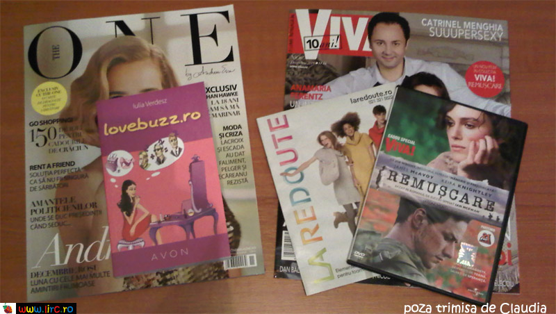 Cadourile revistelor The One si Viva! ~~ Decembrie 2009