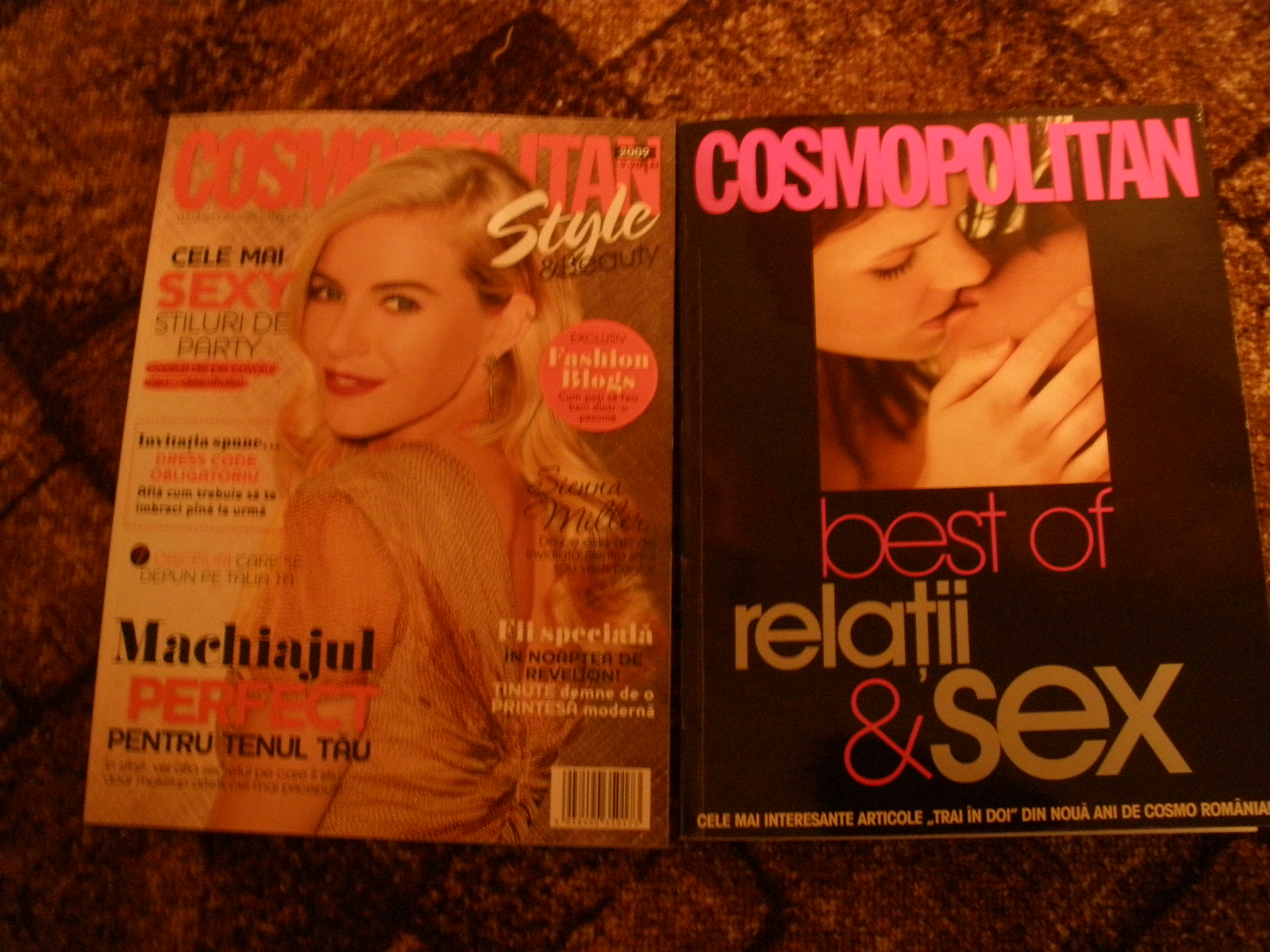 Cosmopolitan Style & Beauty ~~ Coperta: Sienna Miller ~~ Iarna 2009-2010