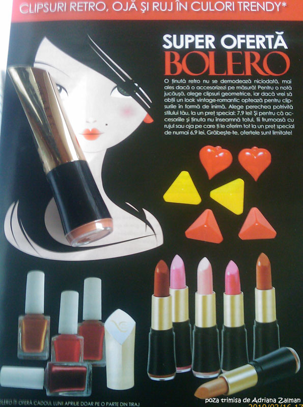 Bolero ~~ Promo ~~ Aprilie 2010