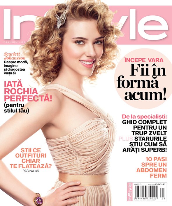 In Style Romania ~~ Cover girl: Scarlett Johansson ~~ Mai 2010