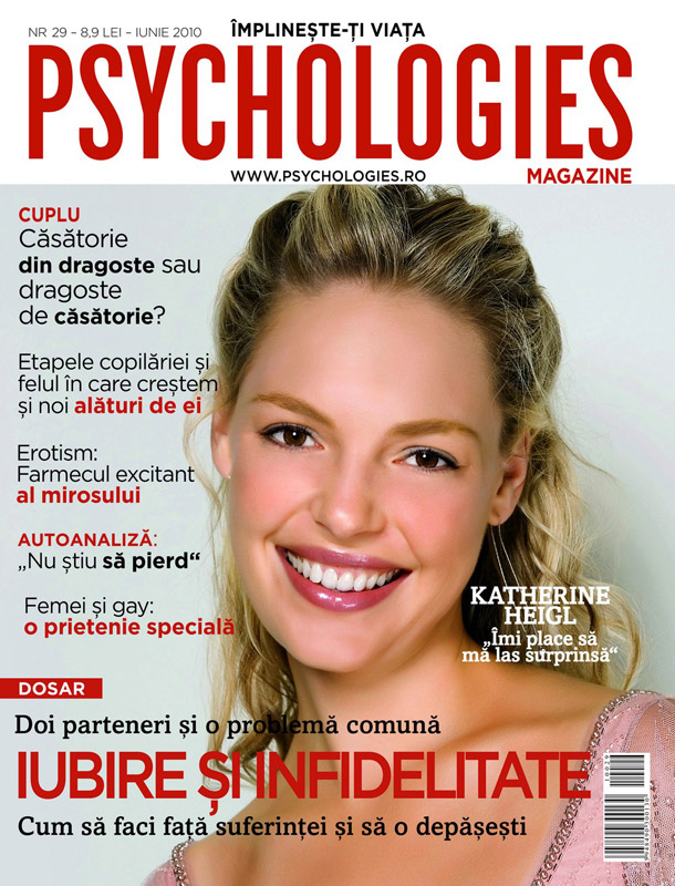 Psychologies ~~ Covergirl: Katherine Heigl ~~ Iunie 2010