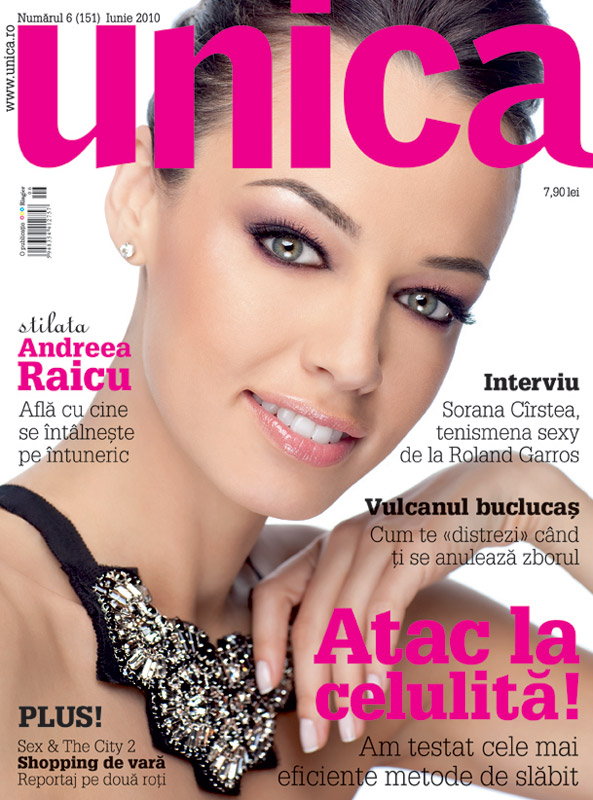 Unica ~~ Coperta: Andreea Raicu ~~ Iunie 2010