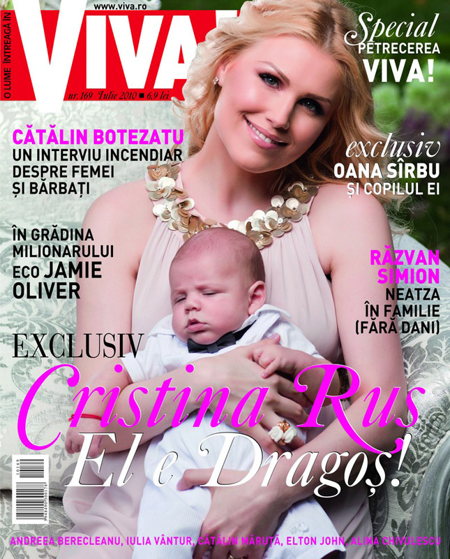 Viva! ~~ Coperta: Cristina Rus si bebelusul ei Dragos ~~ Iulie 2010
