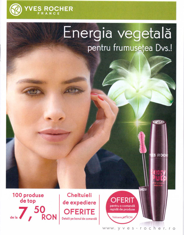 Catalog Yves Rocher France ~~ Energia vegetala pentru frumusetea Dvs.! ~~ Primavara 2014