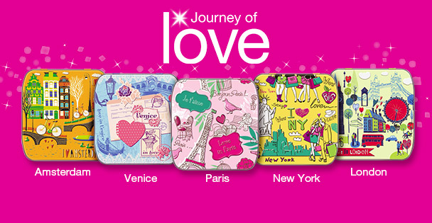 Colectia de 5 cutiute pentru absorbante Libresse: Journey of Love [2015]