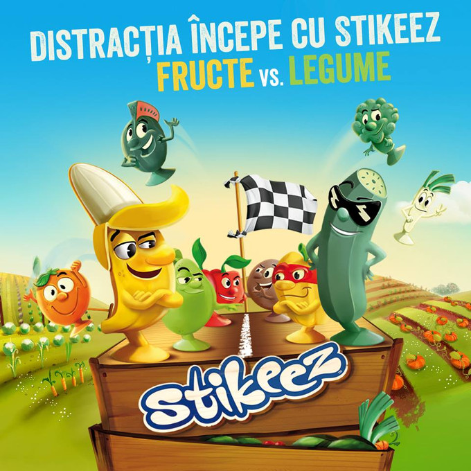 Tremble recorder cloth S-a intors colectia de Stikeez: Fructe versus Legume | Living in RO Colors