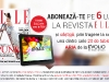 Oferta de abonament prin SMS pe 6 luni la revista ELLE Romania ~~ Iunie 2013